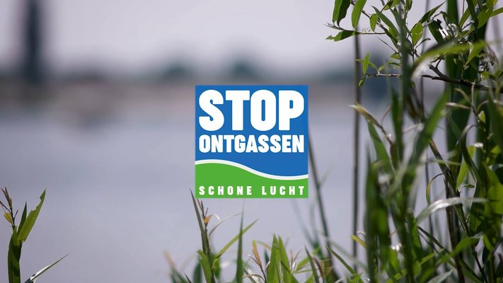 Stop ontgassen banner