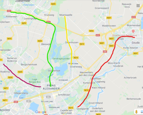 Metrotekening rotterdam oost