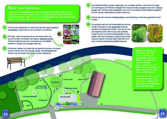 Flyer plan dressuurpark