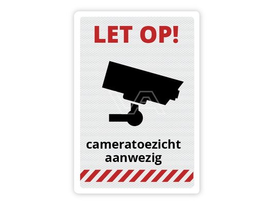 Let op cameratoezicht