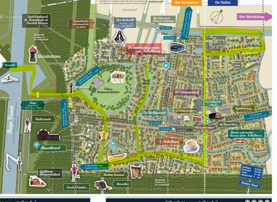 Plattegrond nobelhorst