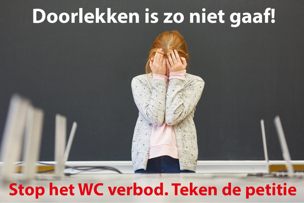 Schaamte meisje school petitie