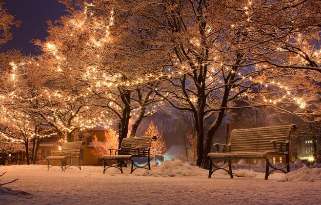 Kerstlichtjes elektriciteit op hol