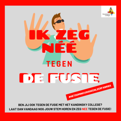 Ik zeg nee tegen de fusie petietie