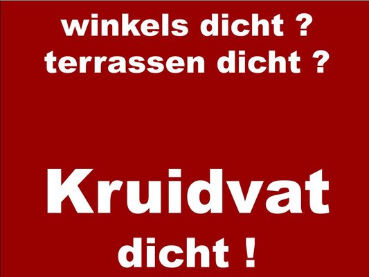 Kruidvat dicht