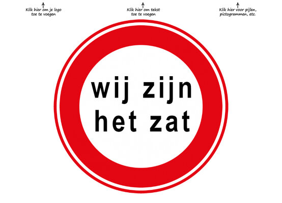 Wij zijn het zat