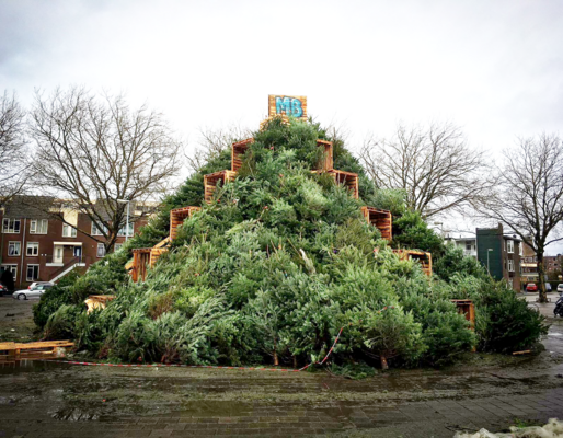 Vuurstapel marktbuurt