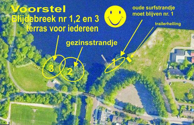 Breekstrandje voorstel