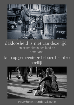 Dakloosheid is niet van deze tijd