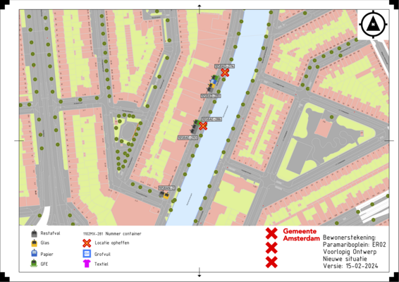 Containers bewonerstekening baarsjesweg