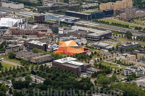 Luchtfoto lelystad roc mbo college xgaplus