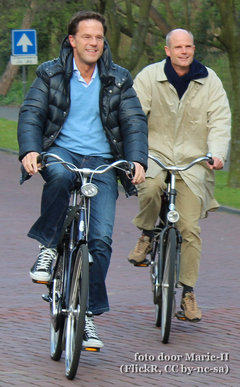 Rutte fietsend by marie ii 3