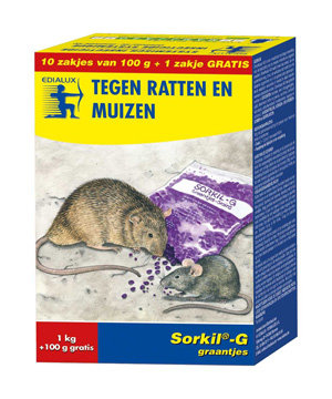 Sorkil muizen en rattengif