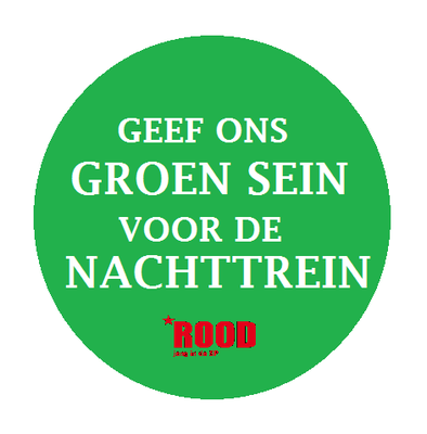 Nieuwe groen sein sticker