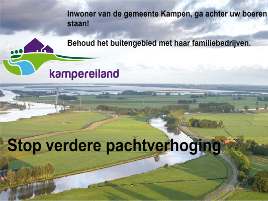 Kampereiland stop pacht petitie