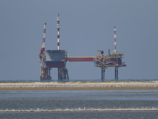 Gaswinning waddenzee boorplatform